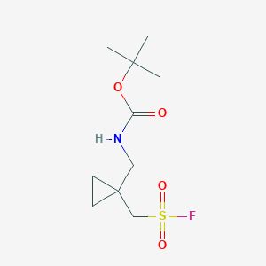 tert-Butyl ((1-((fluorosulfonyl)methyl)cyclopropyl)methyl)carbamate