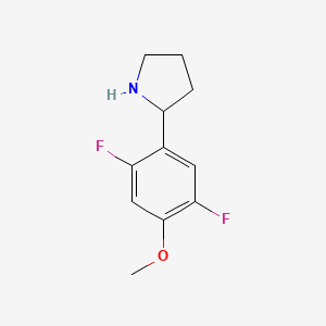 2-(2,5-Difluoro-4-methoxyphenyl)pyrrolidine