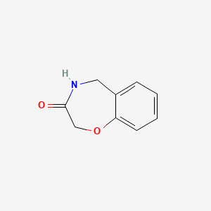 molecular formula C9H9NO2 B1298290 4,5-二氢-1,4-苯并恶杂环-3(2H)-酮 CAS No. 34844-80-9
