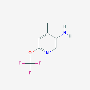 4-Methyl-6-(trifluoromethoxy)pyridin-3-amine