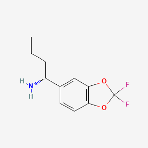 (R)-1-(2,2-difluorobenzo[d][1,3]dioxol-5-yl)butan-1-amine