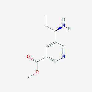 (R)-Methyl 5-(1-aminopropyl)nicotinate