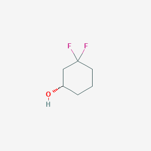 molecular formula C6H10F2O B12982954 (S)-3,3-Difluorocyclohexan-1-ol 