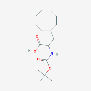 (S)-2-((tert-Butoxycarbonyl)amino)-3-cyclooctylpropanoic acid