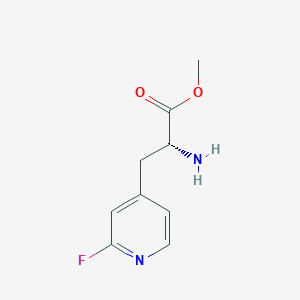 Methyl (R)-2-amino-3-(2-fluoropyridin-4-yl)propanoate