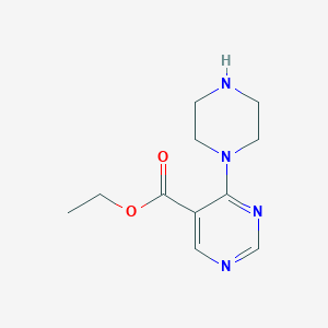 Ethyl 4-(piperazin-1-yl)pyrimidine-5-carboxylate