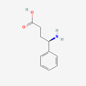 molecular formula C10H13NO2 B1298301 (R)-4-氨基-4-苯基丁酸 CAS No. 201863-97-0