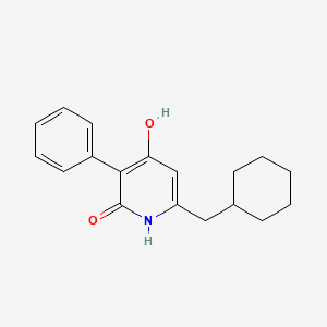 6-(Cyclohexylmethyl)-4-Hydroxy-3-Phenylpyridin-2(1h)-One