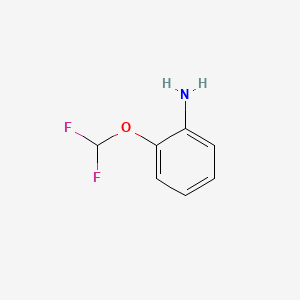 molecular formula C7H7F2NO B1298309 2-(Difluoromethoxy)aniline CAS No. 22236-04-0