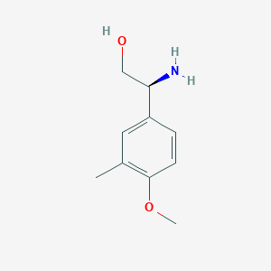 (2S)-2-Amino-2-(4-methoxy-3-methylphenyl)ethan-1-OL