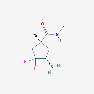 (1S,4S)-4-Amino-3,3-difluoro-N,1-dimethylcyclopentane-1-carboxamide