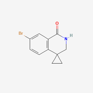 7'-Bromo-2',3'-dihydro-1'H-spiro[cyclopropane-1,4'-isoquinolin]-1'-one