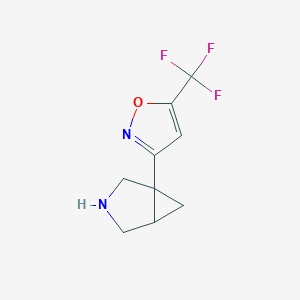 3-(3-Azabicyclo[3.1.0]hexan-1-yl)-5-(trifluoromethyl)isoxazole