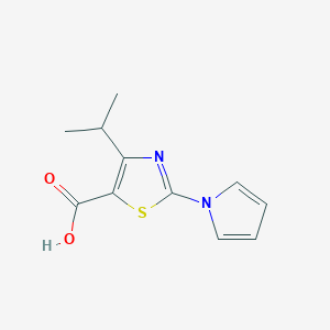 4-isopropyl-2-(1H-pyrrol-1-yl)thiazole-5-carboxylic acid