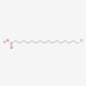 molecular formula C17H33ClO2 B12983233 17-Chloroheptadecanoic acid 