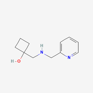 1-(((Pyridin-2-ylmethyl)amino)methyl)cyclobutan-1-ol