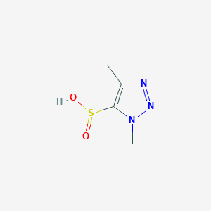 1,4-Dimethyl-1H-1,2,3-triazole-5-sulfinic acid