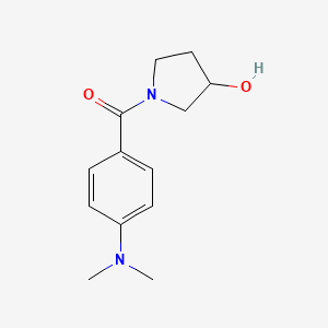 (4-(Dimethylamino)phenyl)(3-hydroxypyrrolidin-1-yl)methanone