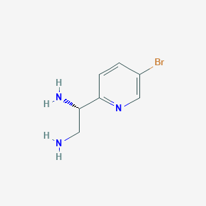 (S)-1-(5-Bromopyridin-2-yl)ethane-1,2-diamine