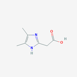 2-(4,5-dimethyl-1H-imidazol-2-yl)acetic acid