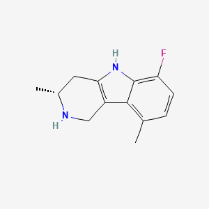 (R)-6-Fluoro-3,9-dimethyl-2,3,4,5-tetrahydro-1H-pyrido[4,3-b]indole