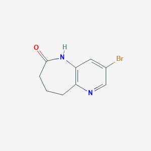 3-Bromo-5,7,8,9-tetrahydro-6H-pyrido[3,2-b]azepin-6-one