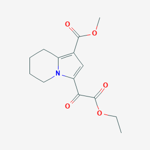 Methyl 3-(2-ethoxy-2-oxoacetyl)-5,6,7,8-tetrahydroindolizine-1-carboxylate