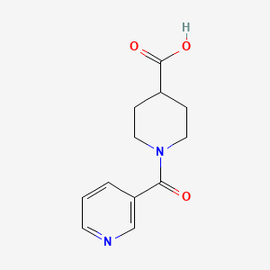 molecular formula C12H14N2O3 B1298335 1-(吡啶-3-羰基)哌啶-4-羧酸 CAS No. 67691-57-0