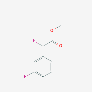 Ethyl 2-fluoro-2-(3-fluorophenyl)acetate