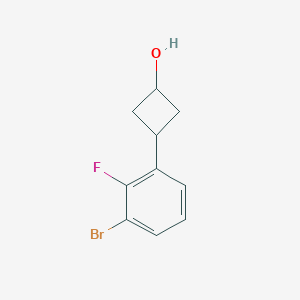 Rel-(1r,3r)-3-(3-bromo-2-fluorophenyl)cyclobutan-1-ol