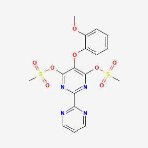 5-(2-Methoxyphenoxy)-[2,2'-bipyrimidine]-4,6-diyl dimethanesulfonate