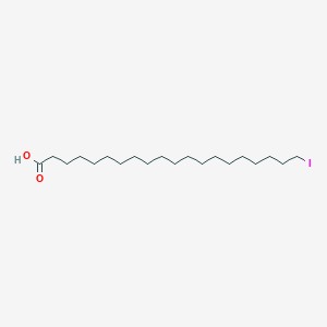 molecular formula C20H39IO2 B12983415 20-Iodoicosanoic acid 