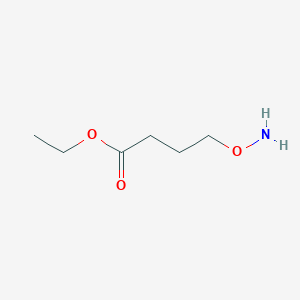 molecular formula C6H13NO3 B12983447 Ethyl 4-(aminooxy)butanoate 