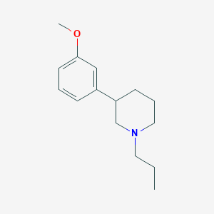 3-(3-Methoxyphenyl)-1-propylpiperidine