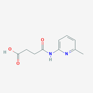 molecular formula C10H12N2O3 B1298350 N-(6-甲基吡啶-2-基)-琥珀酰胺 CAS No. 186320-28-5