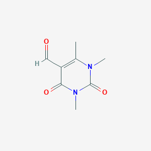 molecular formula C8H10N2O3 B1298353 1,3,6-三甲基-2,4-二氧代-1,2,3,4-四氢嘧啶-5-甲醛 CAS No. 23941-84-6