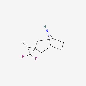 2',2'-Difluoro-3'-methyl-8-azaspiro[bicyclo[3.2.1]octane-3,1'-cyclopropane]