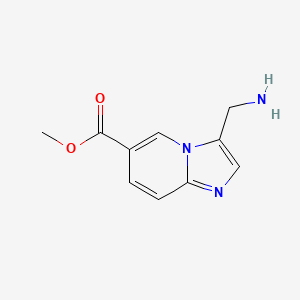 Methyl 3-(aminomethyl)imidazo[1,2-a]pyridine-6-carboxylate