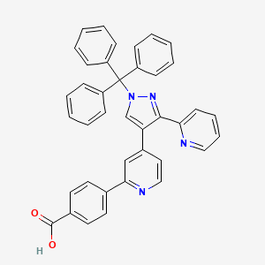 4-(4-(3-(pyridin-2-yl)-1-trityl-1H-pyrazol-4-yl)pyridin-2-yl)benzoic acid