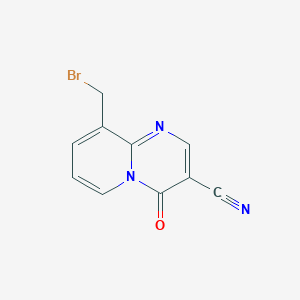 9-(Bromomethyl)-4-oxo-4H-pyrido[1,2-a]pyrimidine-3-carbonitrile