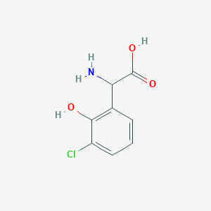 2-Amino-2-(3-chloro-2-hydroxyphenyl)acetic acid