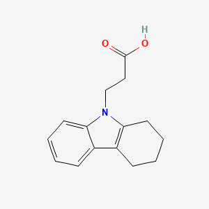 molecular formula C15H17NO2 B1298366 3-(1,2,3,4-Tetrahydro-carbazol-9-yl)-propionic acid CAS No. 23690-80-4