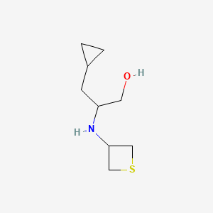 3-Cyclopropyl-2-(thietan-3-ylamino)propan-1-ol