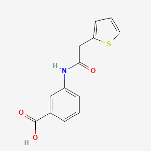 molecular formula C13H11NO3S B1298368 3-(2-(噻吩-2-基)乙酰胺基)苯甲酸 CAS No. 206983-05-3