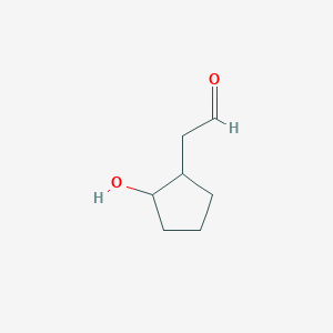 2-(2-Hydroxycyclopentyl)acetaldehyde