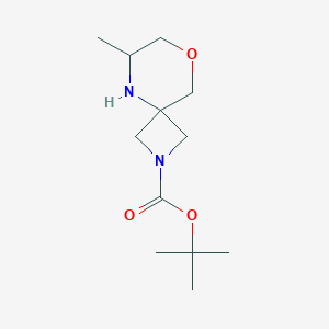 tert-Butyl 6-methyl-8-oxa-2,5-diazaspiro[3.5]nonane-2-carboxylate