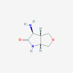 Rel-(3S,3aS,6aR)-3-aminotetrahydro-1H-furo[3,4-b]pyrrol-2(3H)-one