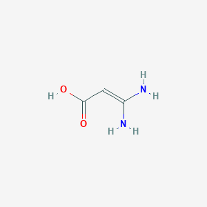 molecular formula C3H6N2O2 B12983743 3,3-Diaminoacrylic acid 