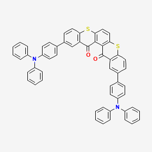 2,11-Bis(4-(diphenylamino)phenyl)thiochromeno[3,2-a]thioxanthene-13,14-dione