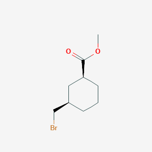 methyl (1S,3R)-3-(bromomethyl)cyclohexane-1-carboxylate